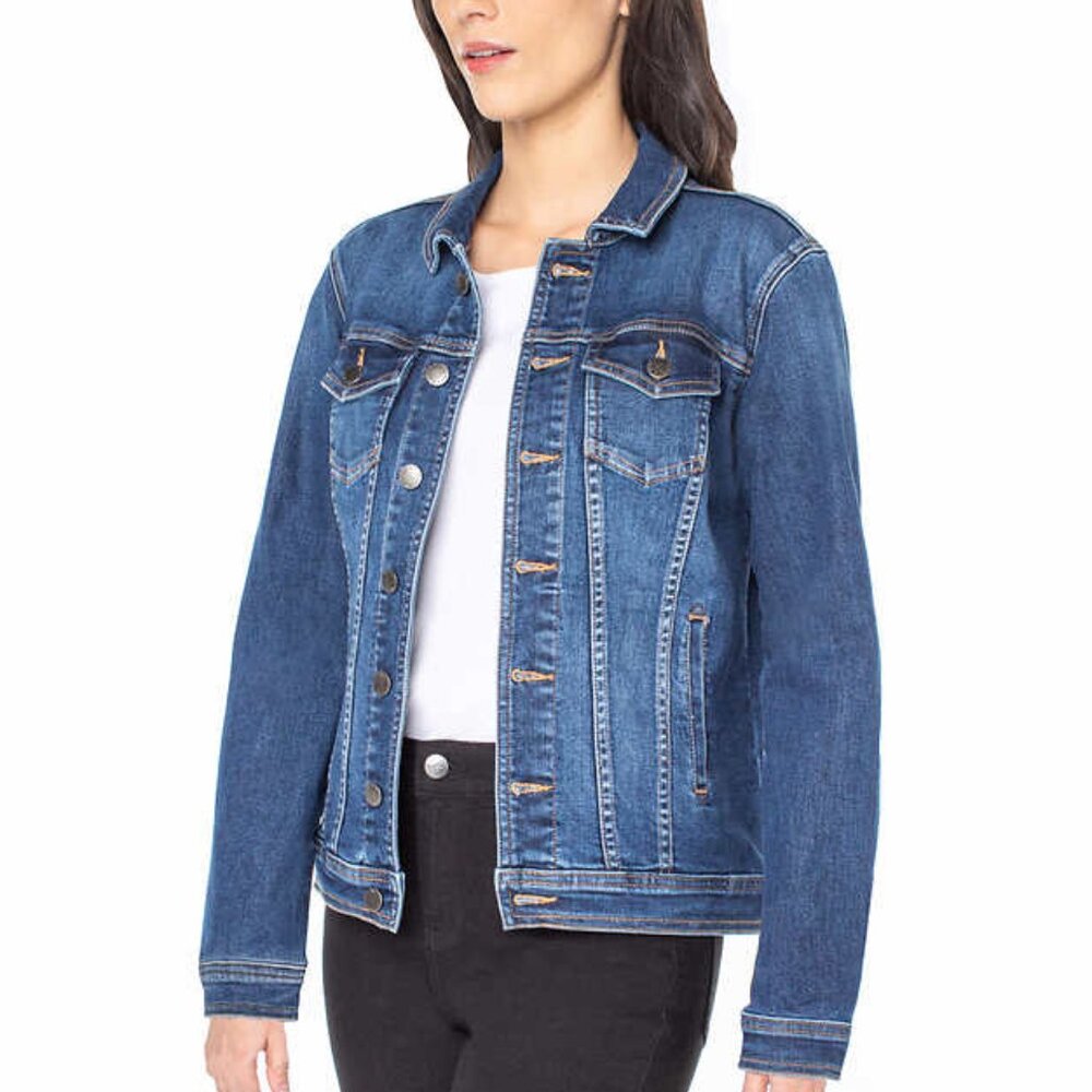 Well‎ Worn Ladies Blue Denim Jean Jacket Size Small New with Tags!Tags